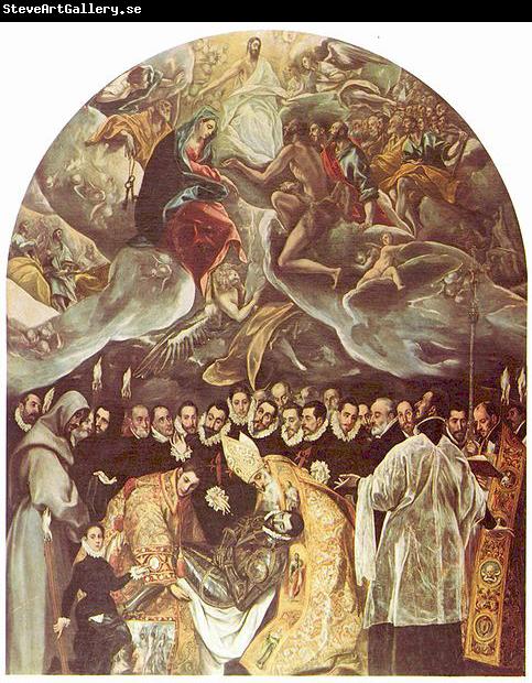 El Greco Begrabnis des Grafen von Orgaz